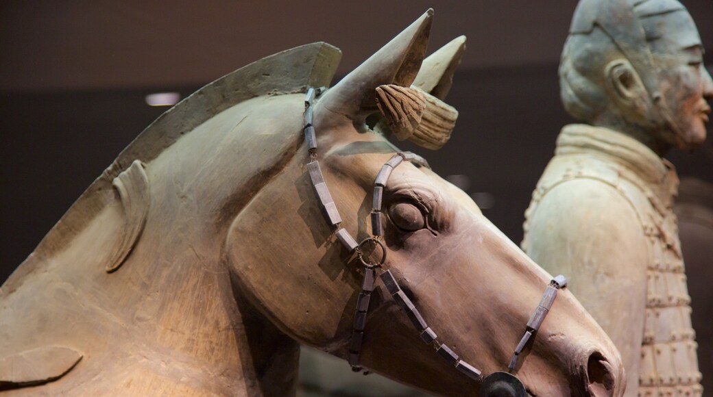 Terracotta Army bevat een standbeeld of beeldhouwwerk