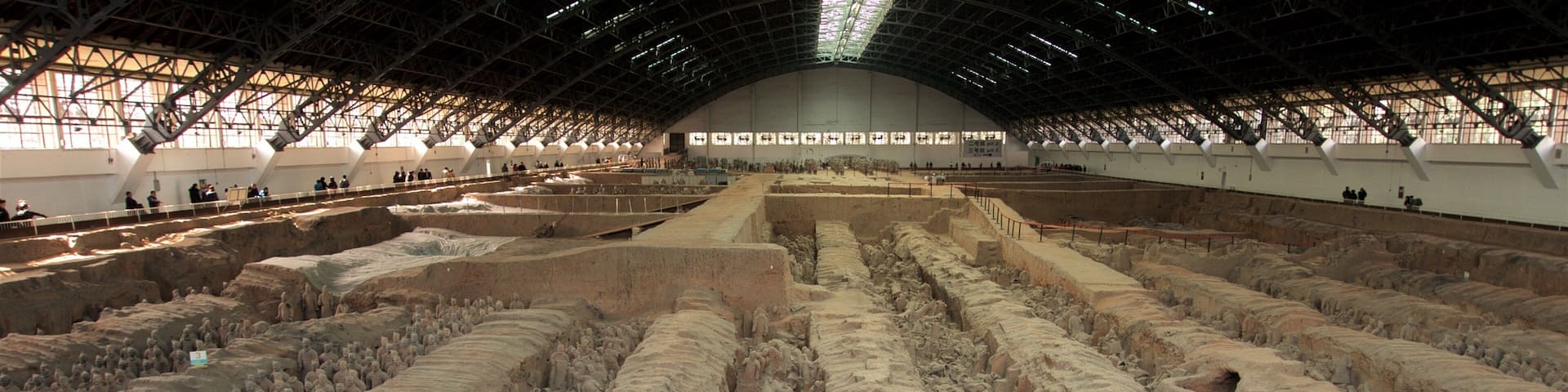 Terracota Army showing interior views and heritage elements