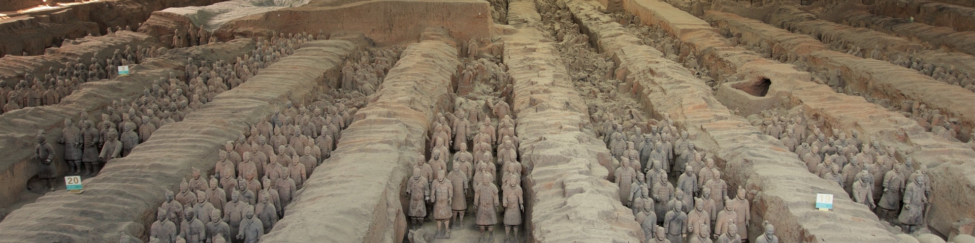 Terracota Army showing interior views and heritage elements