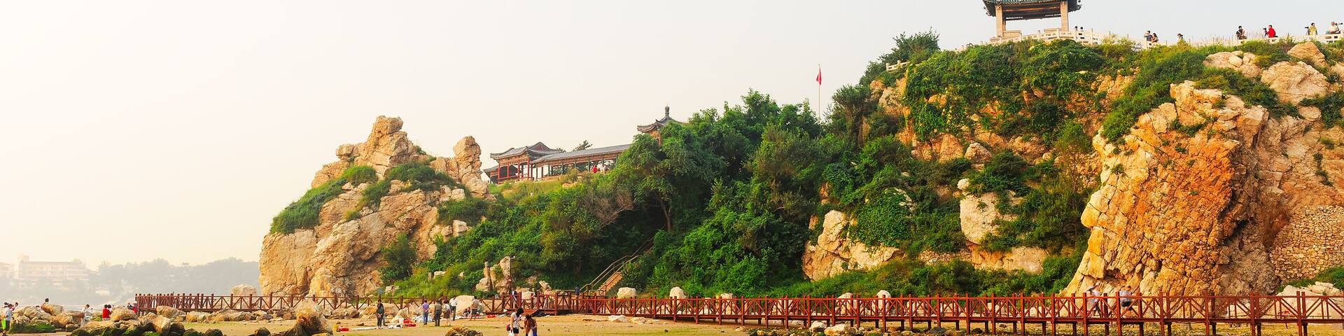 china`s hebei province, qinhuangdao city, beidaihe district, geziwo scenic spot.