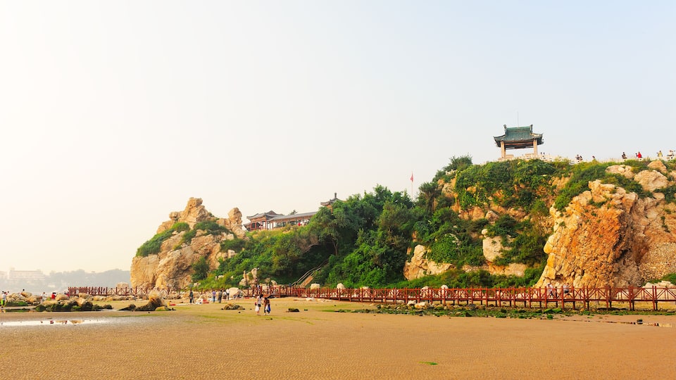 china`s hebei province, qinhuangdao city, beidaihe district, geziwo scenic spot.