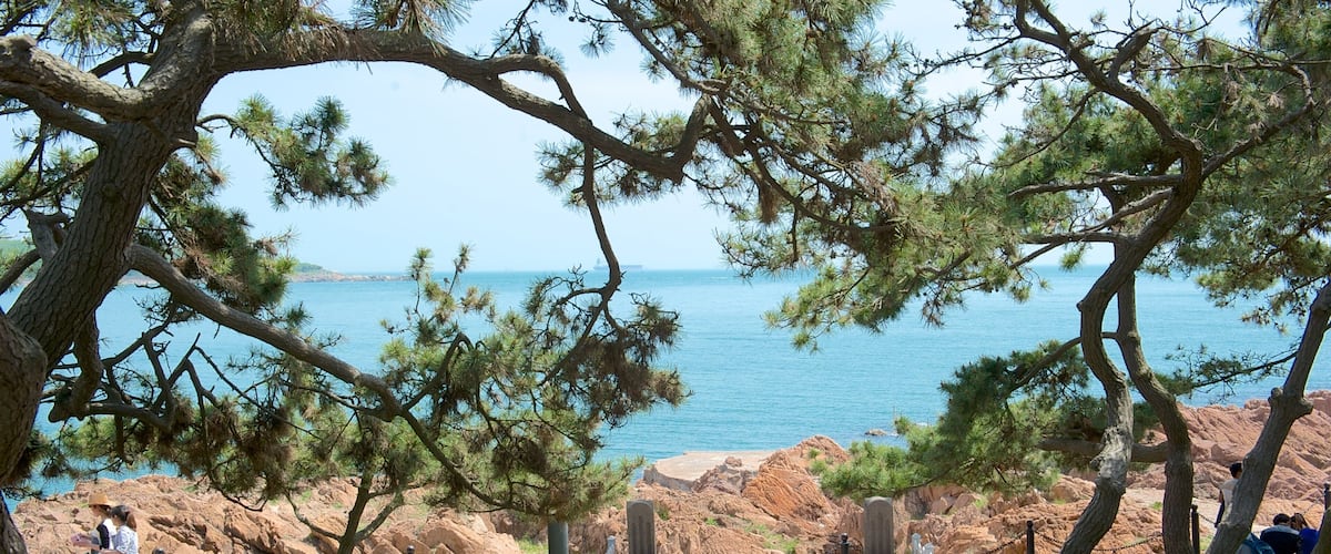 Lu Xun Park featuring general coastal views