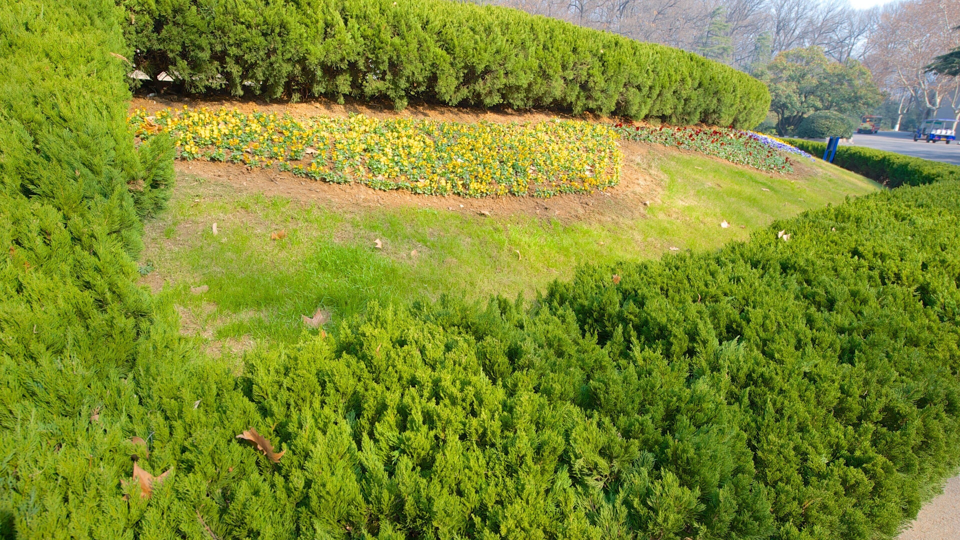 Dr. Sun Yat-Sen-mausoleet som inkluderer hage