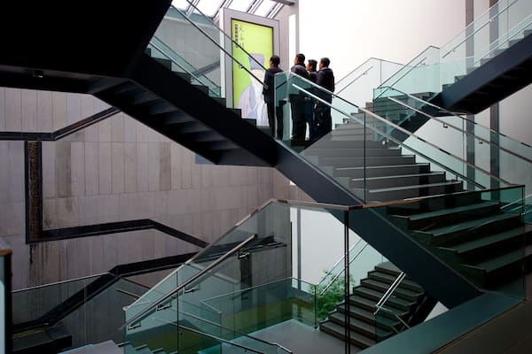 Suzhou Museum featuring interior views