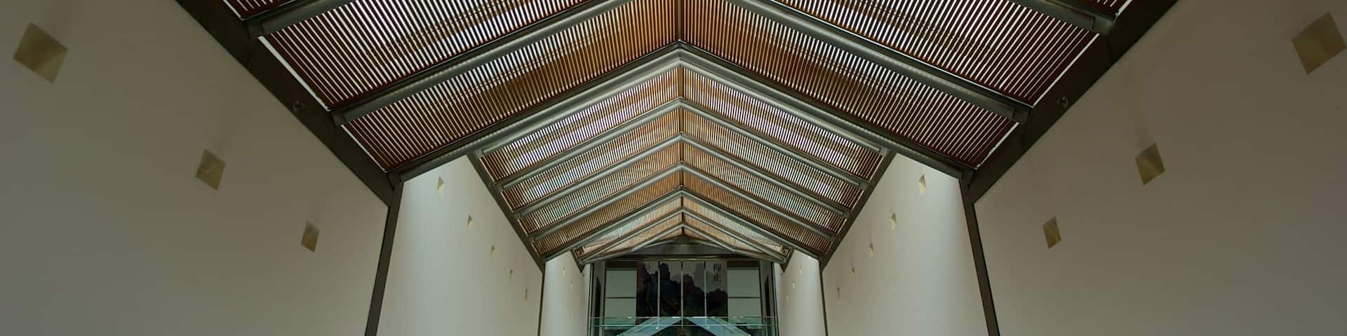 Suzhou Museum featuring interior views
