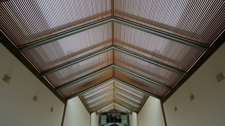 Suzhou Museum which includes interior views