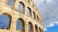 Amphitheater Pula mit einem Gebäuderuinen, Monument und historische Architektur