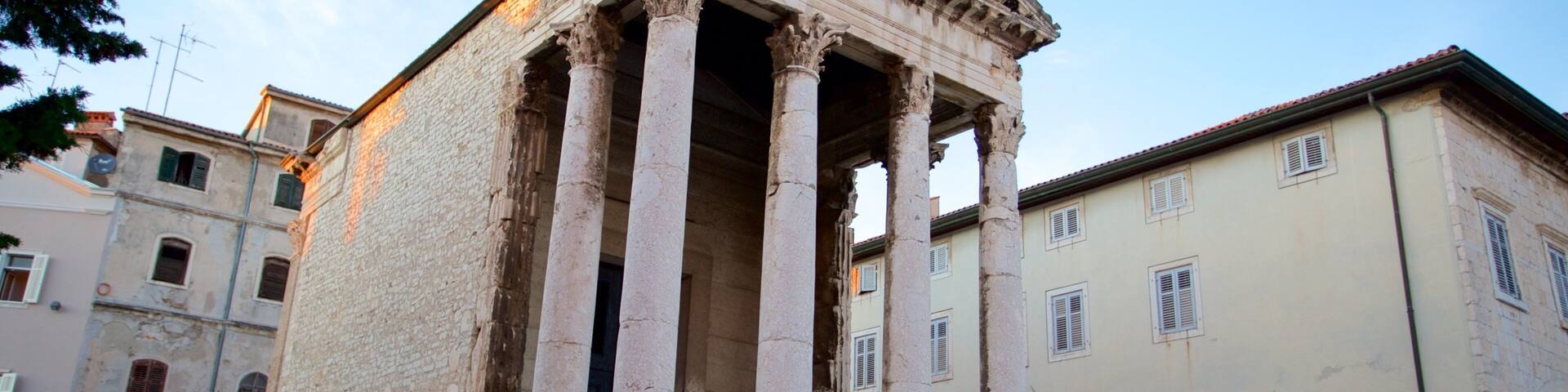 Augustus-Tempel das einen historische Architektur