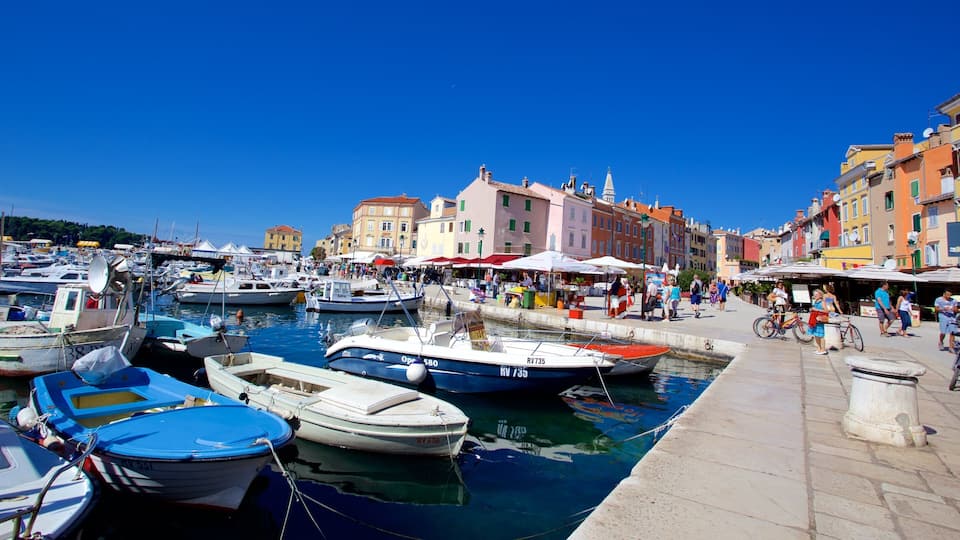 Puerto de Rovinj ofreciendo un club náutico