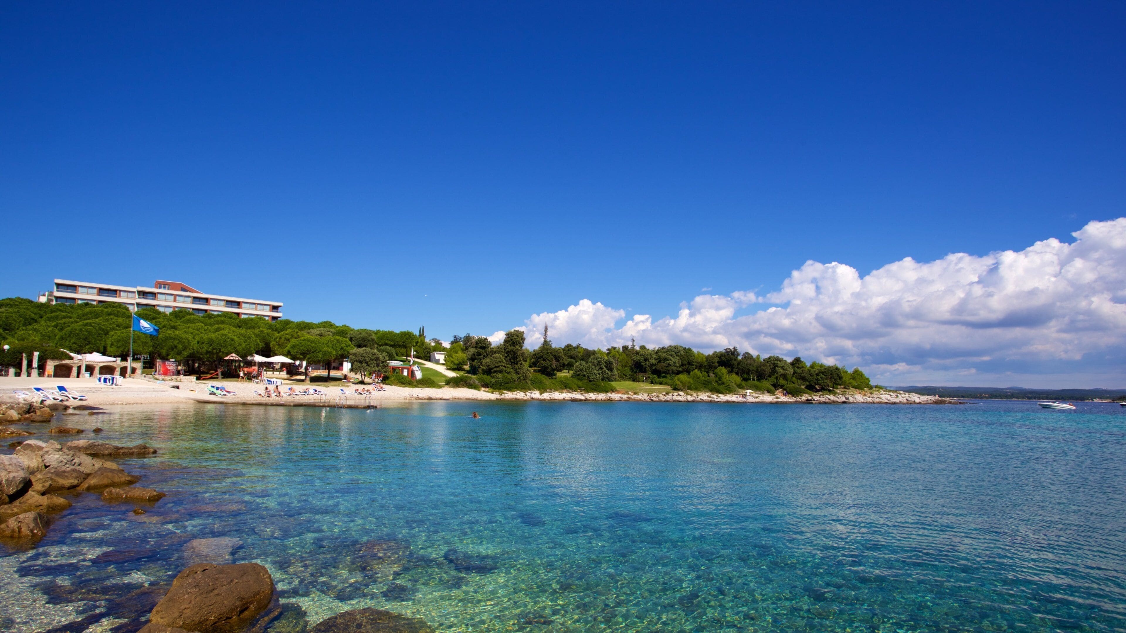 Red Island which includes general coastal views