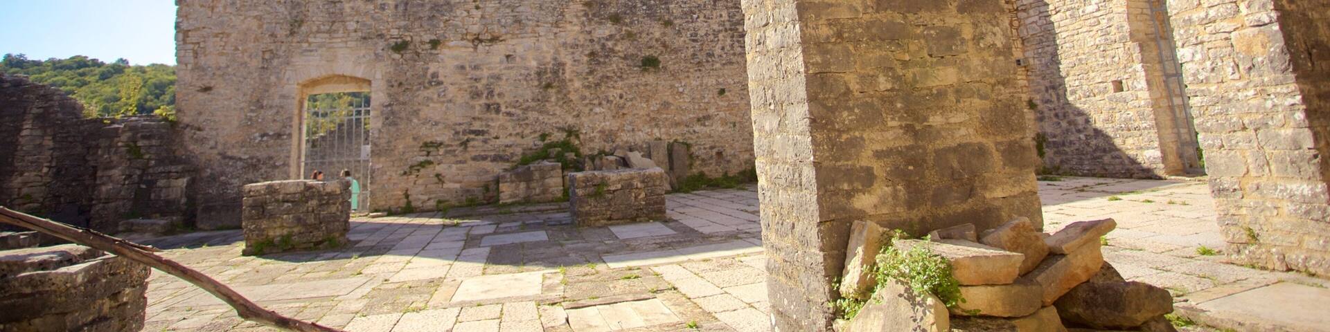 Dvigrad which includes heritage elements and building ruins