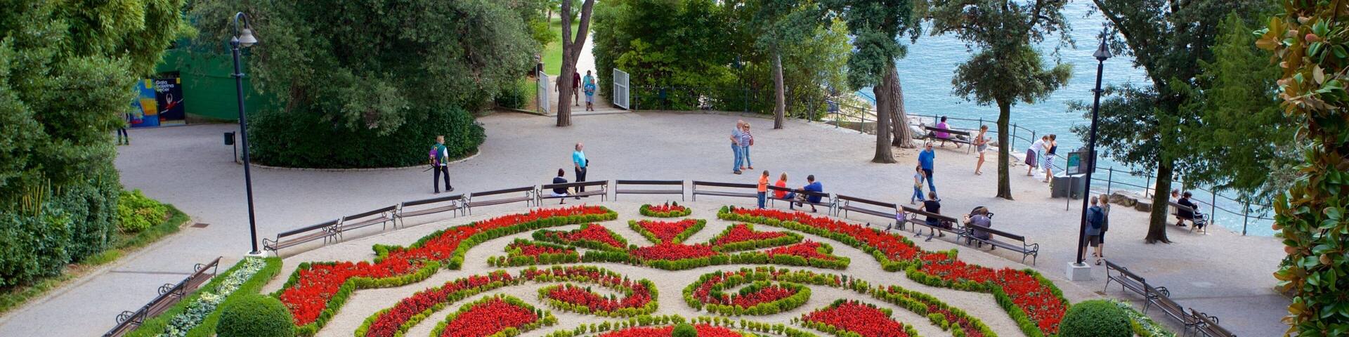 Parc Angiolina qui includes un jardin et fleurs