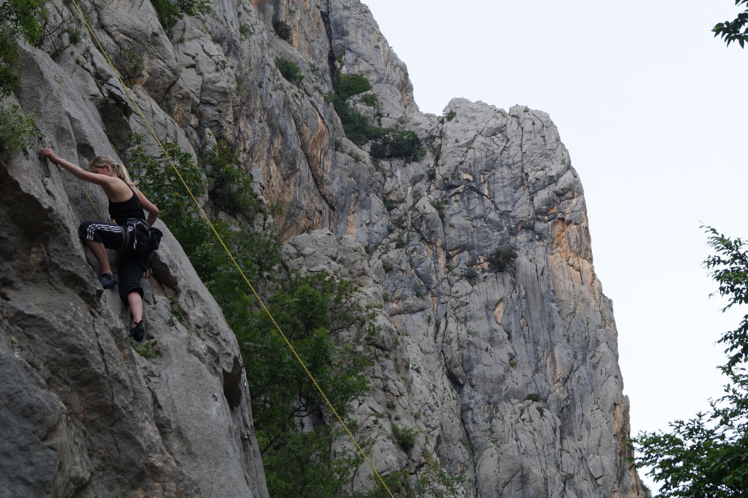 National Park Paklenica is a perfect place for everybody who loves to climb. It is the most popular climbing center in Croatia and favorite spot for the climbers from all over the world.

https://putujuciblog.wordpress.com/2015/05/21/welcome-to-national-park-paklenica-heaven-for-nature-lovers/
