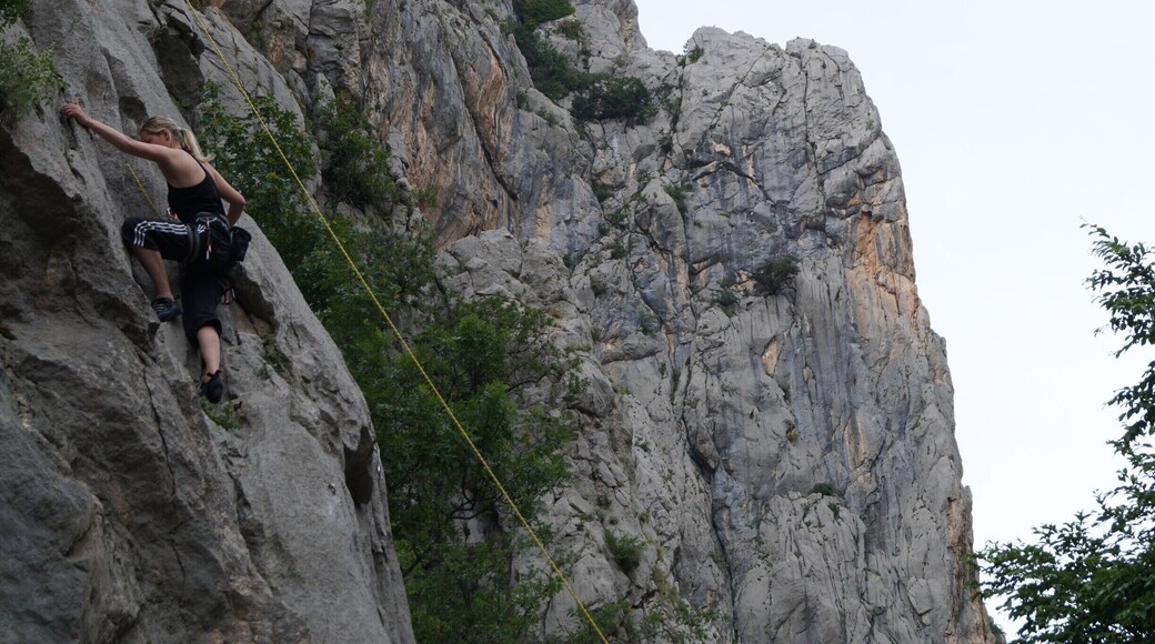 National Park Paklenica is a perfect place for everybody who loves to climb. It is the most popular climbing center in Croatia and favorite spot for the climbers from all over the world.
https://putujuciblog.wordpress.com/2015/05/21/welcome-to-national-park-paklenica-heaven-for-nature-lovers/