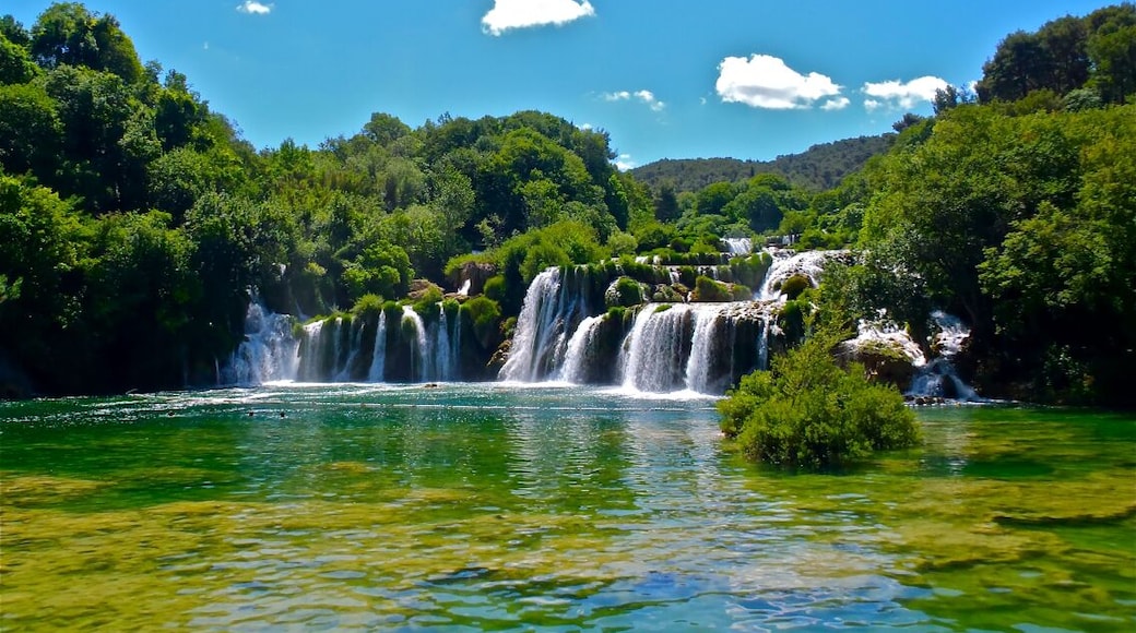Krka National Park is the smaller version of Plitvice - but you can swim in this one!