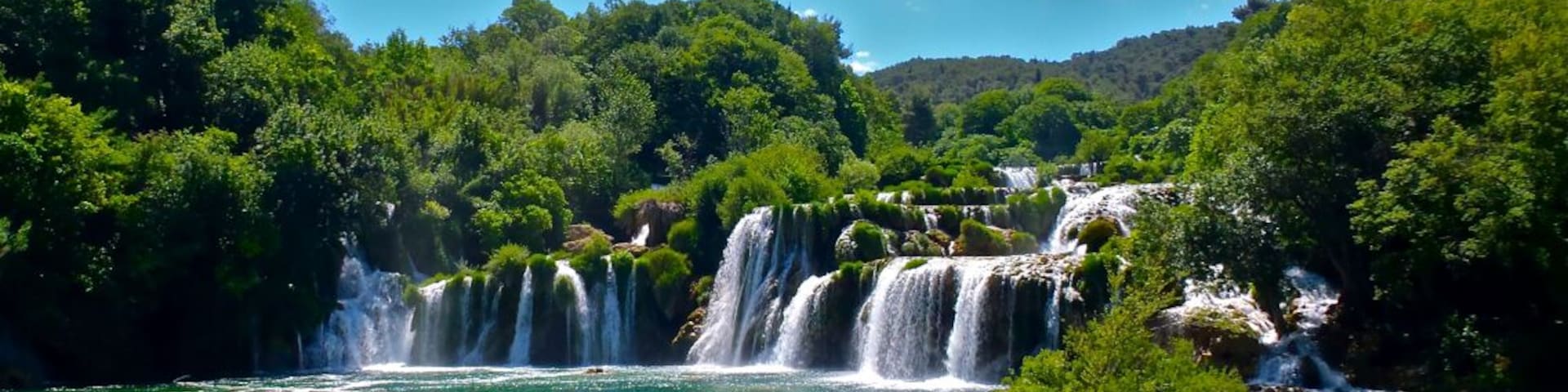 Krka National Park is the smaller version of Plitvice - but you can swim in this one!