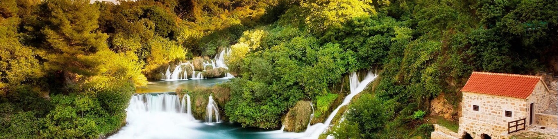 Krka National Park-(Croatian: Nacionalni park Krka) is one of the Croatian national parks, named after the river Krka that it encloses. It is located along the middle-lower course of the Krka River in central Dalmatia, in Šibenik-Knin county, downstream Miljevci area, and just a few kilometers northeast of the city of Šibenik. It was formed to protect the Krka River and is intended primarily for scientific, cultural, educational, recreational, and tourism activities. It is the seventh national park in Croatia and was proclaimed a national park in 1985.
#nationalpark #waterfall #landscape