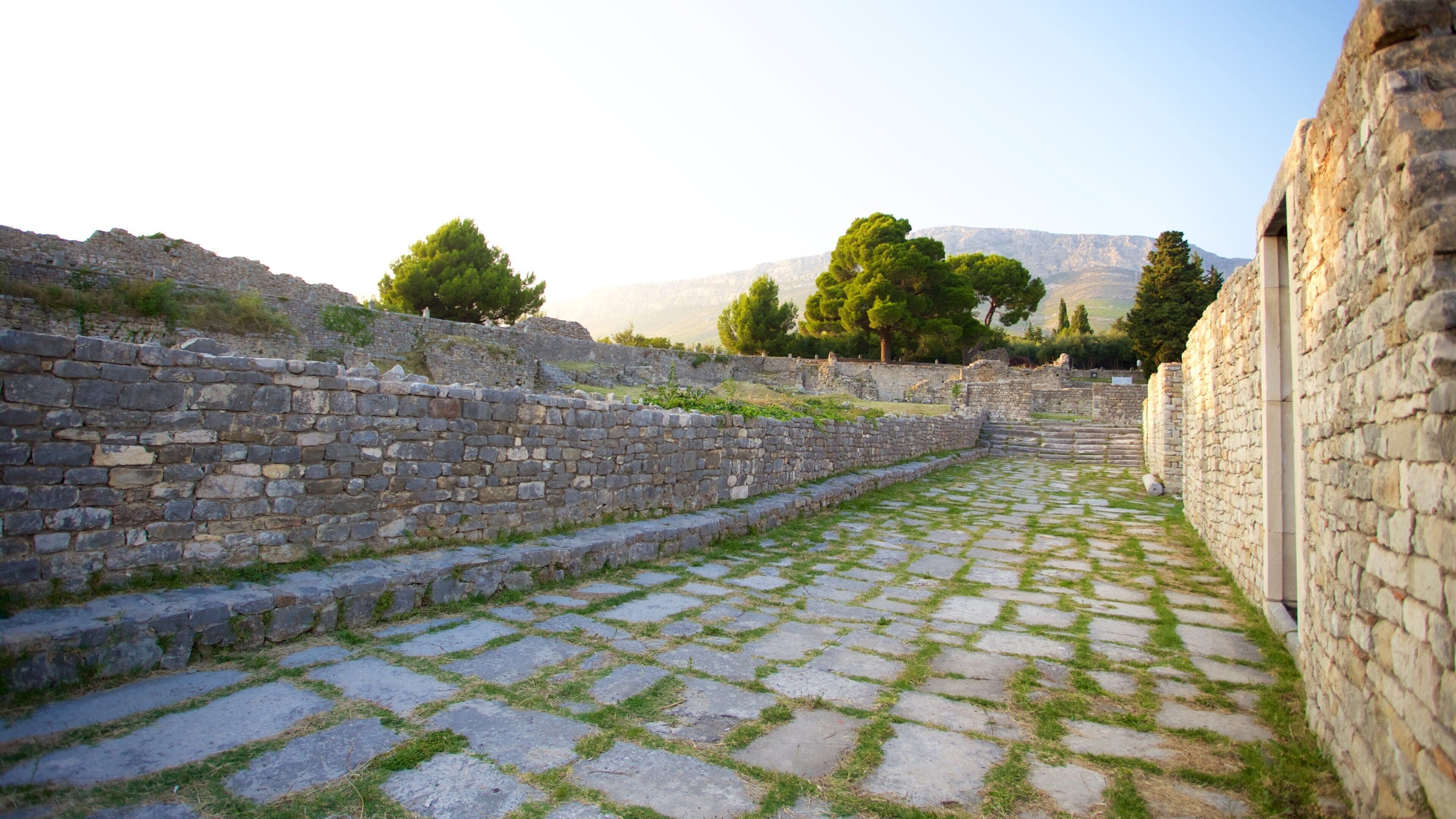 Salona-ruinene som inkluderer kulturarv og ruiner