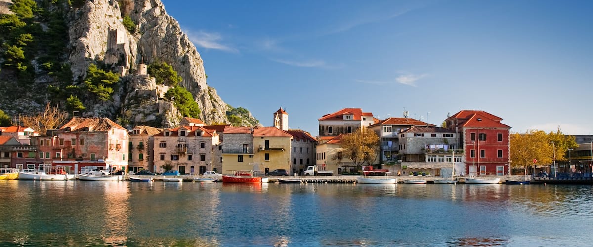 historic town omis, croatia; Shutterstock ID 88605274