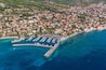 Small town Orebic city harbor, Peljesac peninsula, Croatia. Well known tourist destination