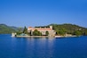 Monastery at island Mljet in Croatia - travel background