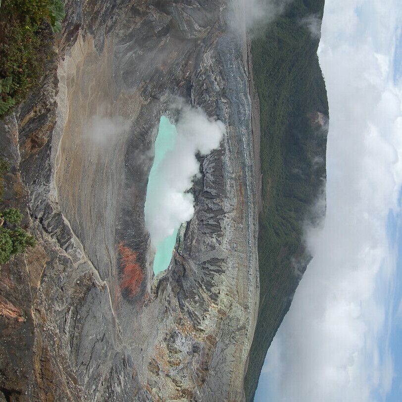 the color changing crater lagoon