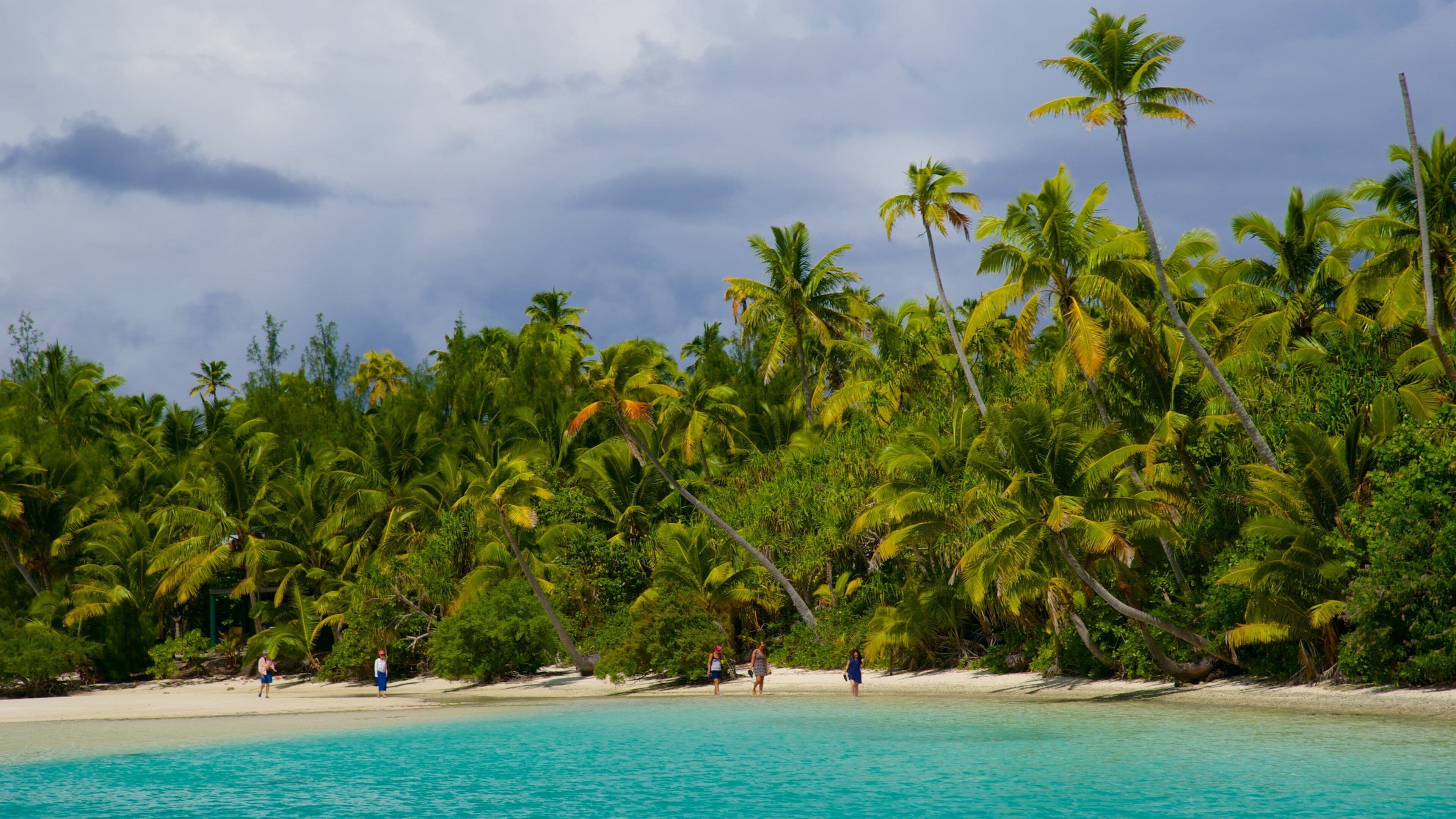 Spiaggia di One Foot Island caratteristiche di paesaggio tropicale e spiaggia sabbiosa