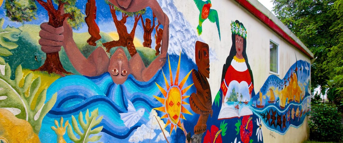 Rarotonga featuring outdoor art