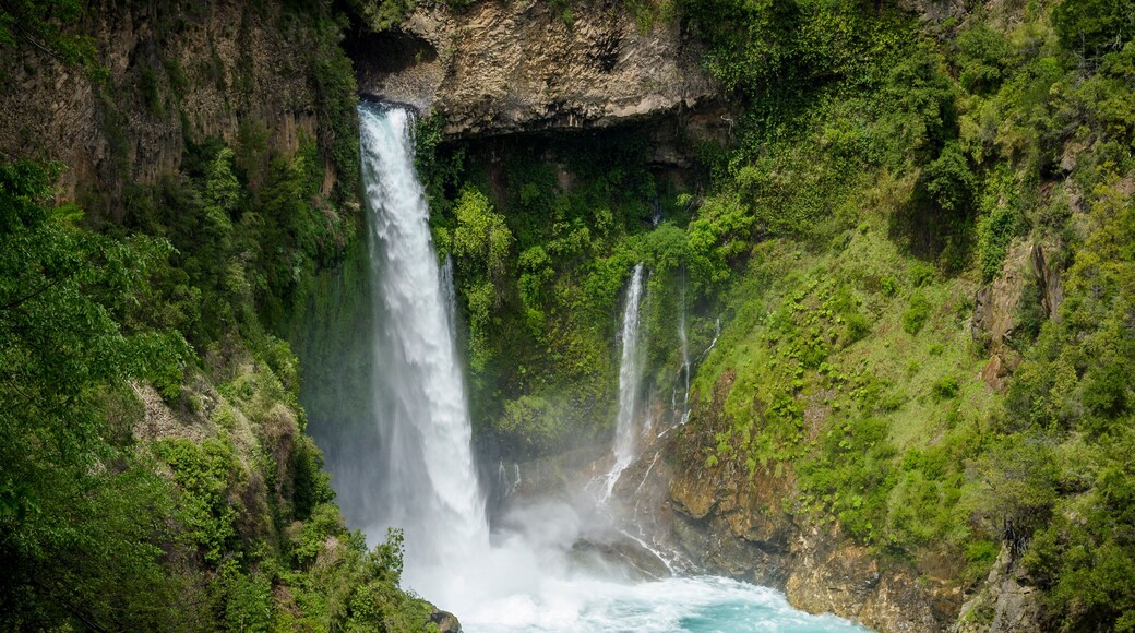 Siete Tazas Wasserfälle im Reserva Nacional Radal Siete Tazas in Chile, Südamerika