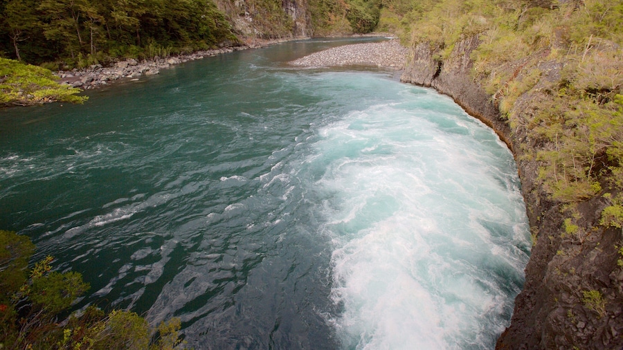Saltos de Petrohué ofreciendo un río o arroyo