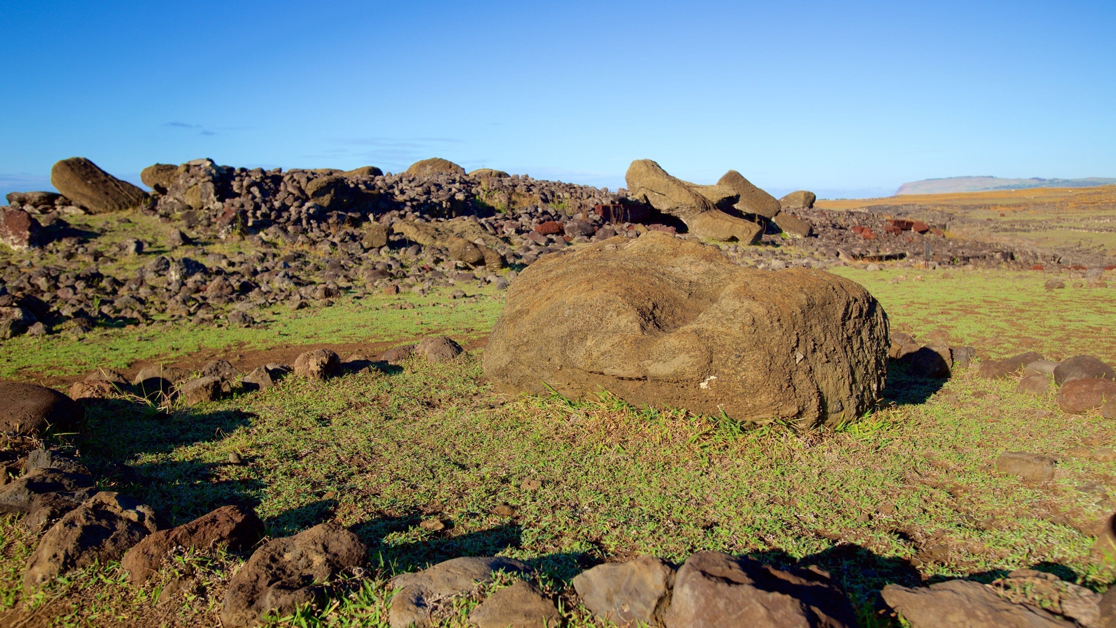 Ahu Hanga Tetenga which includes tranquil scenes