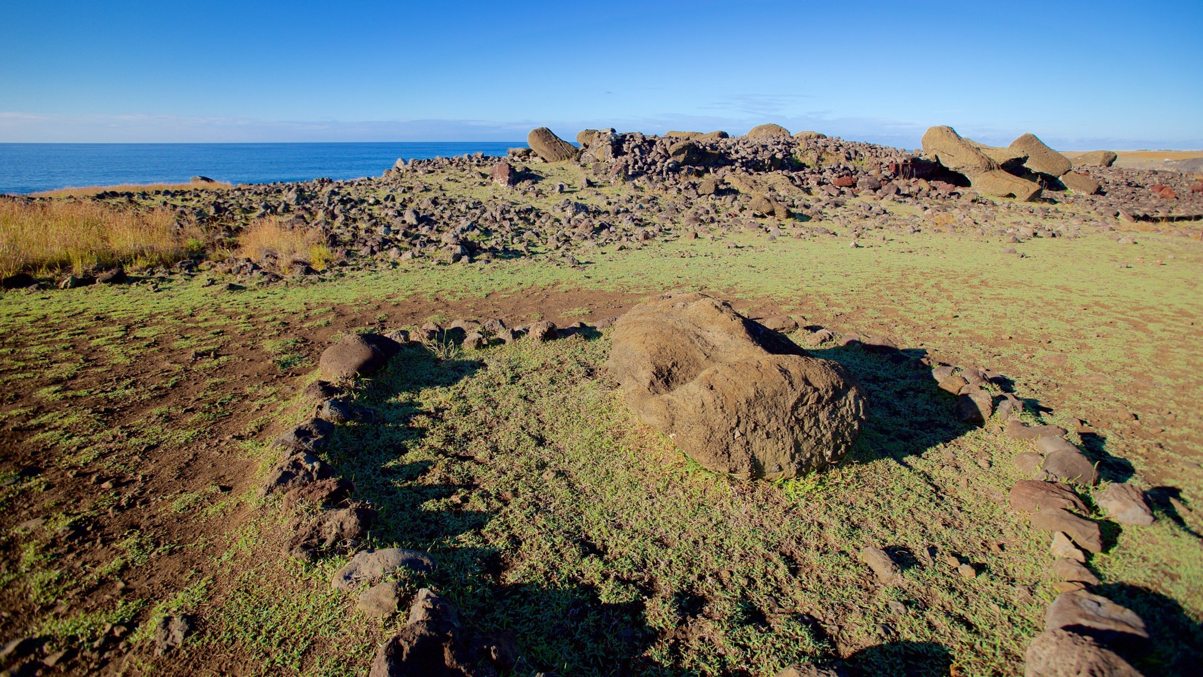 Ahu Hanga Tetenga featuring tranquil scenes