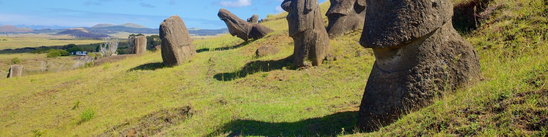 Rano Raraku showing a statue or sculpture and heritage elements
