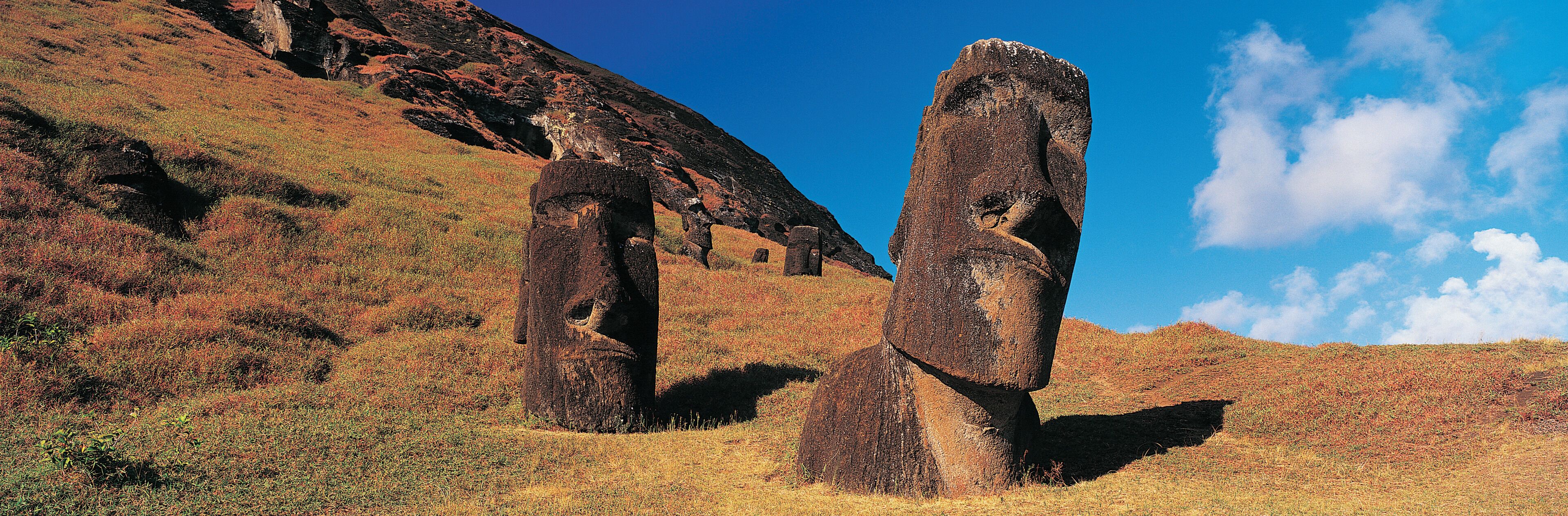 Moai at Rano Raraku, Easter Island (Rapa Nui), Chile