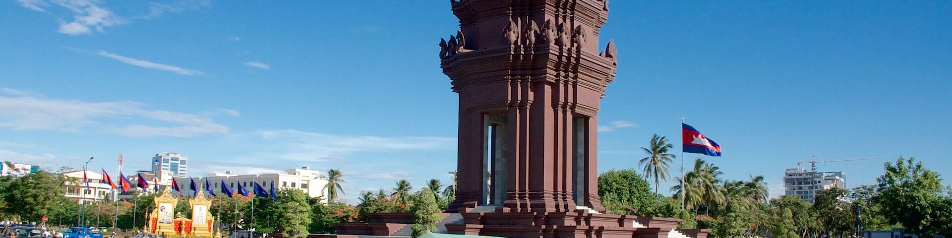 Independence Monument featuring a monument and motorbike riding