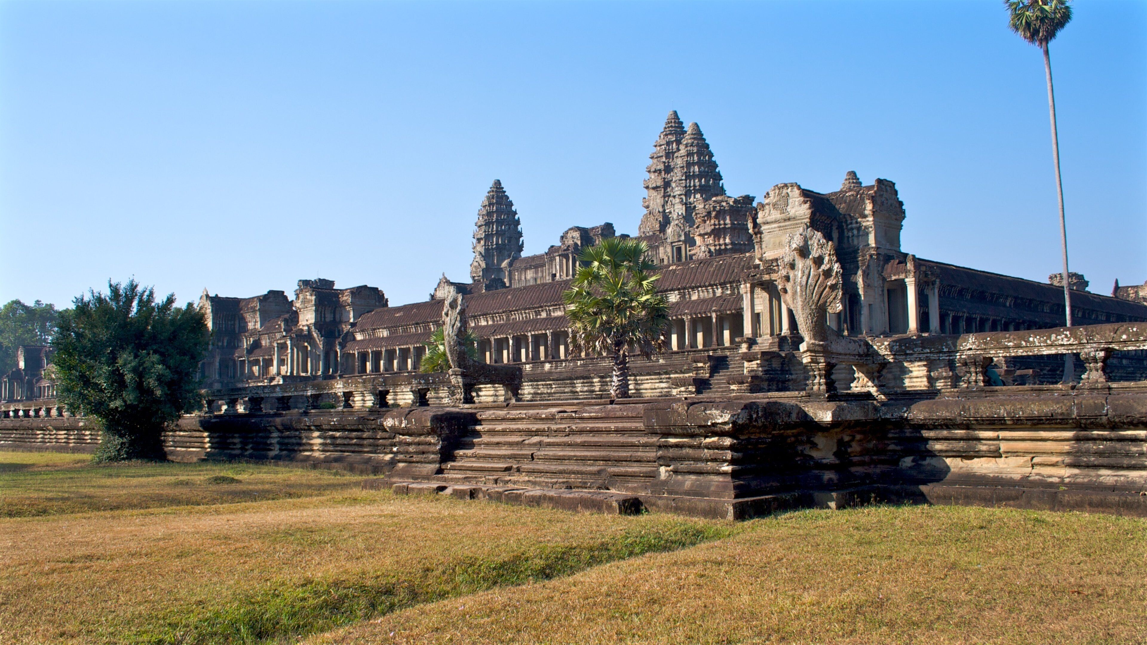 Angkor Archaeological Park featuring heritage architecture and building ruins