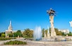 Manas equestrian monument in Bishkek, Kyrgyz Republic