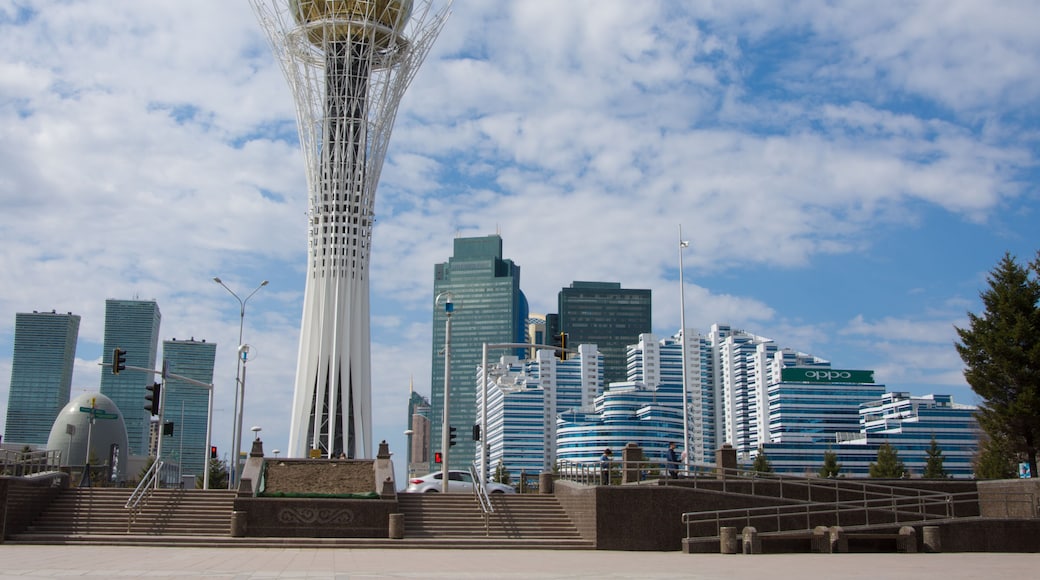 View of Baiterek in Astana, Kazakhstan