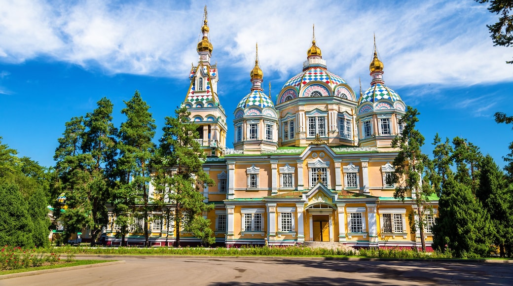 Ascension Cathedral in Panfilov Park of Almaty, Kazakhstan