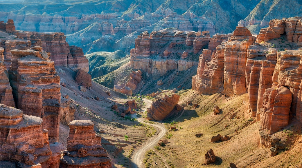 Charyn Canyon in South East Kazakhstan, taken in August 2018taken in hdr taken in hdr