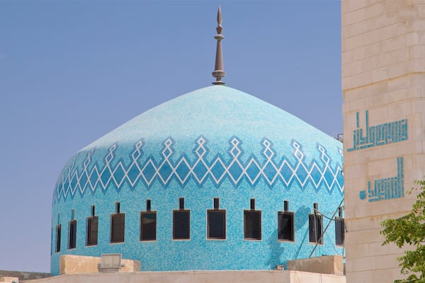 König-Abdullah-Moschee welches beinhaltet Geschichtliches