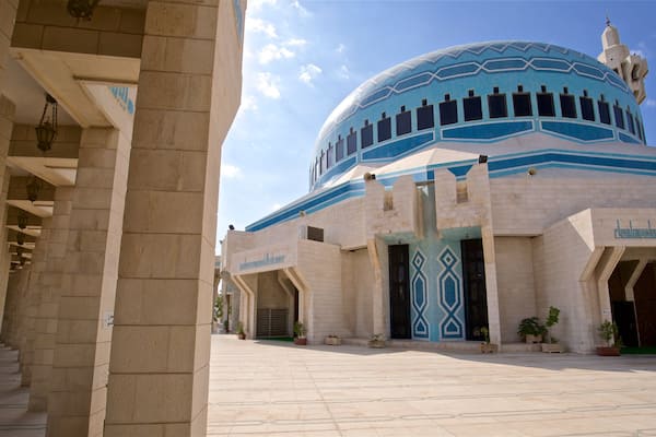 King Abdullah I Mosque showing heritage elements