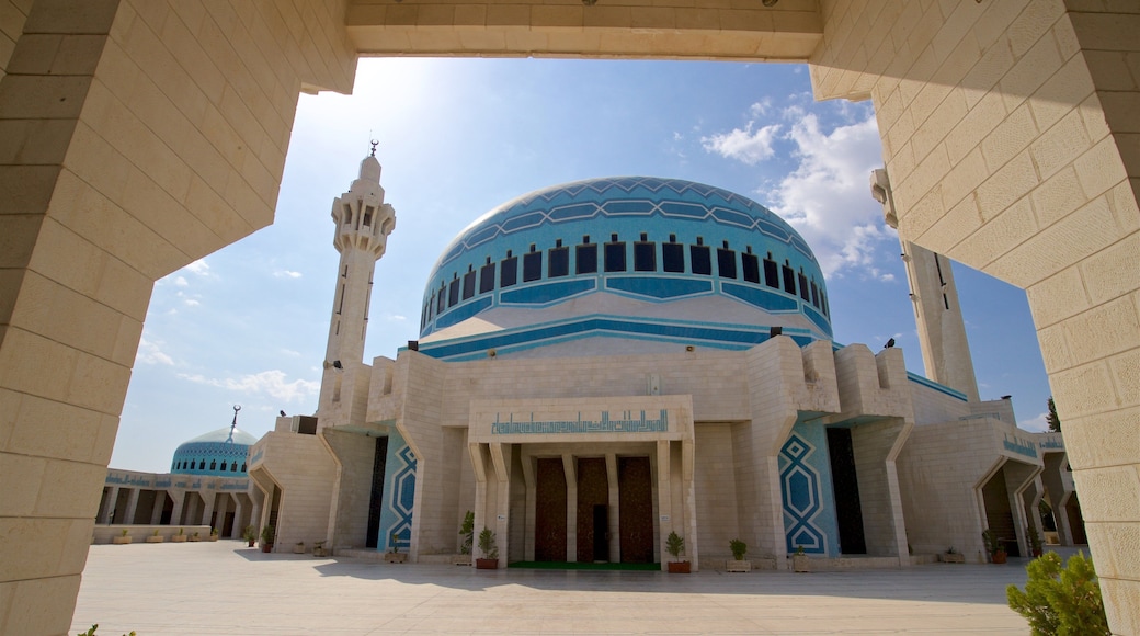 King Abdullah I Mosque showing heritage architecture