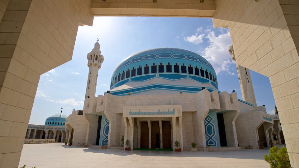 King Abdullah I Mosque showing heritage architecture