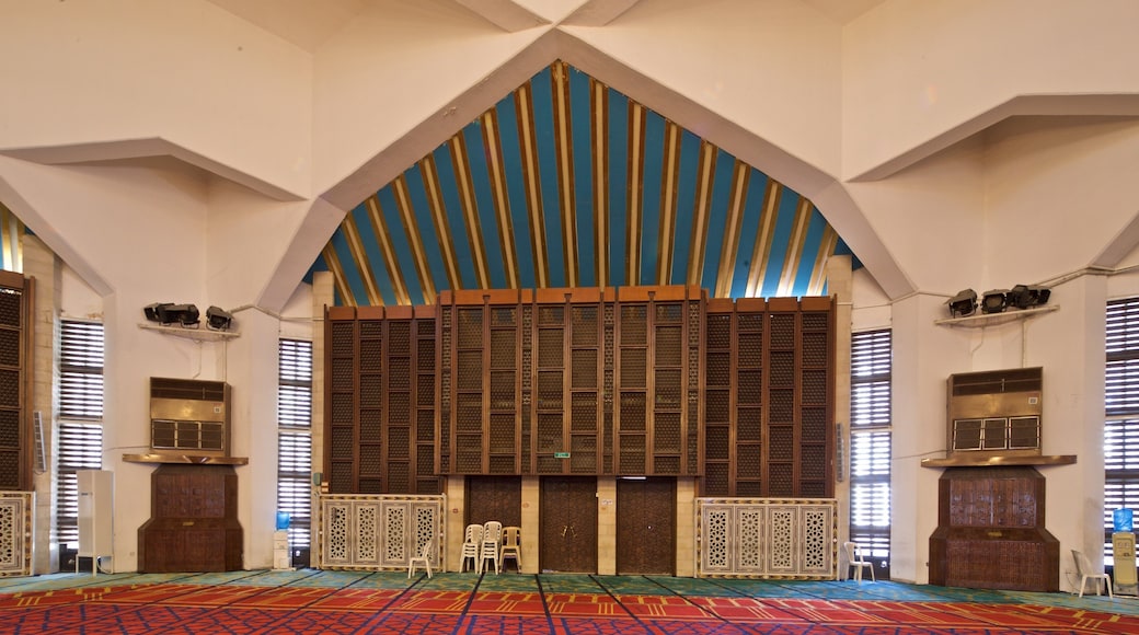 King Abdullah I Mosque featuring interior views