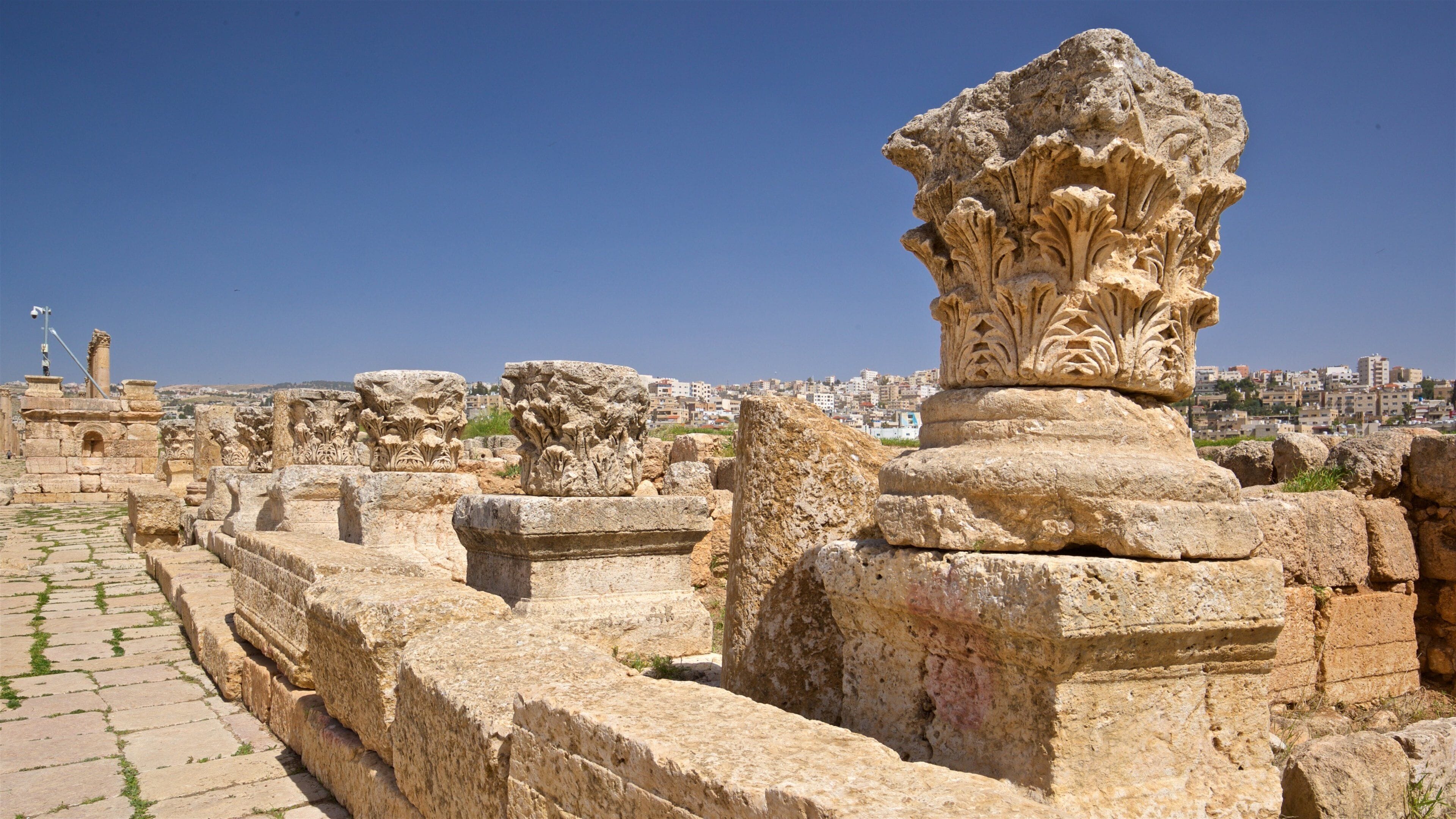 Jerash Archaeological Museum which includes a ruin and heritage elements