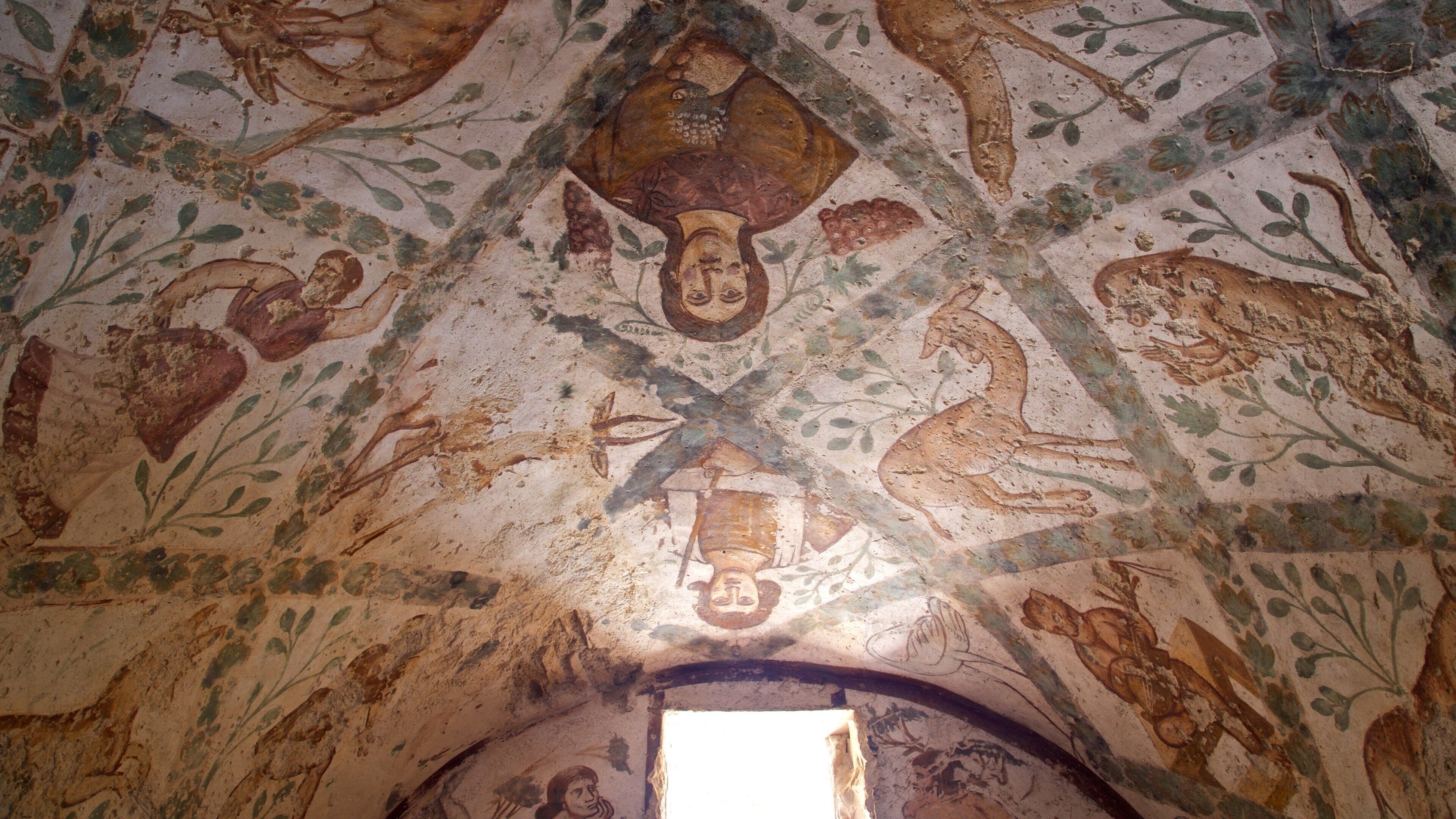 Quseir Amra แสดง การตกแต่งภายใน, องค์ประกอบด้านศาสนา และ มรดกวัฒนธรรม