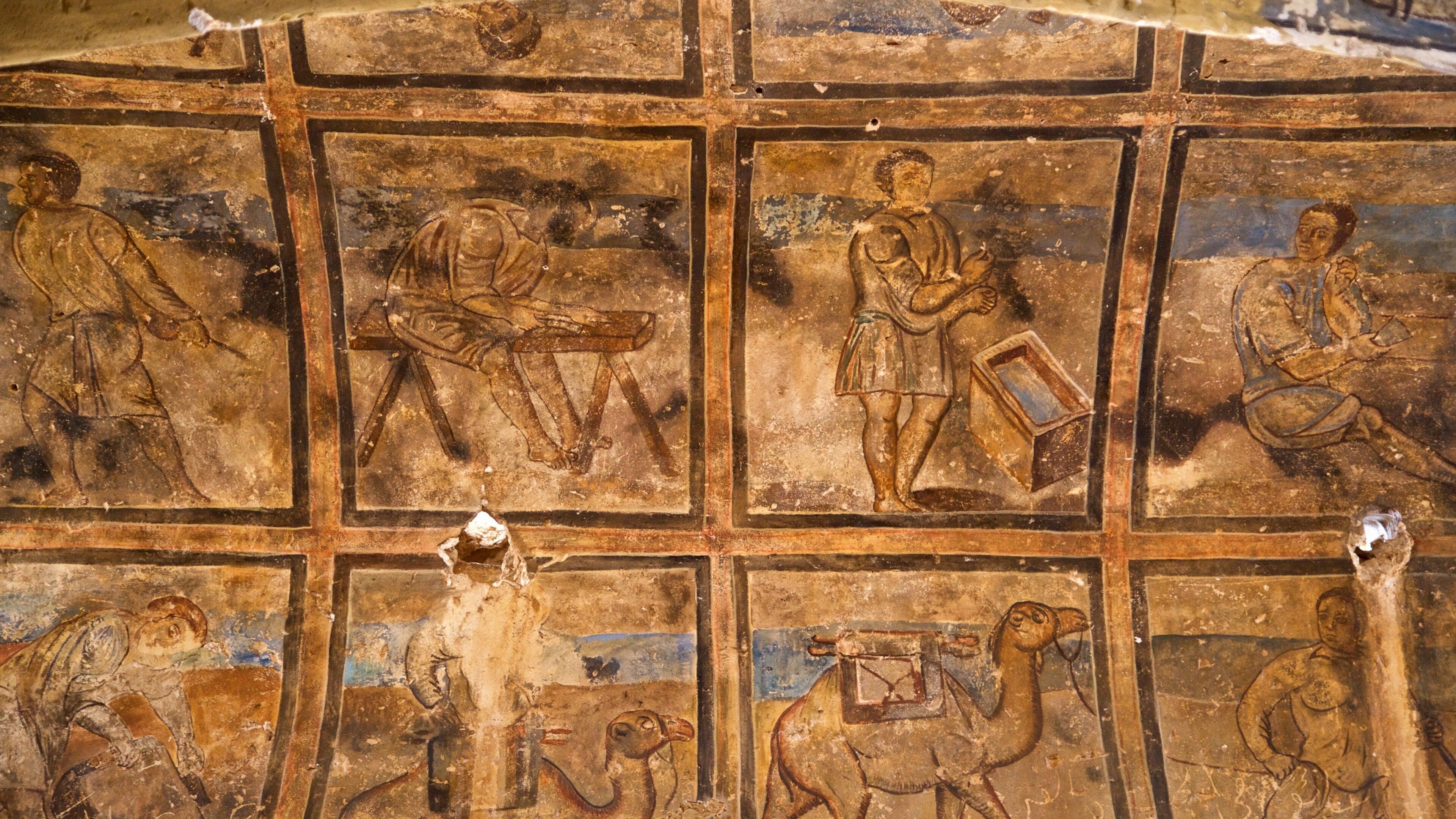 Quseir Amra which includes heritage elements