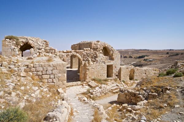 ショーバック城 どの含み 崩れた建物 と 遺跡・遺産