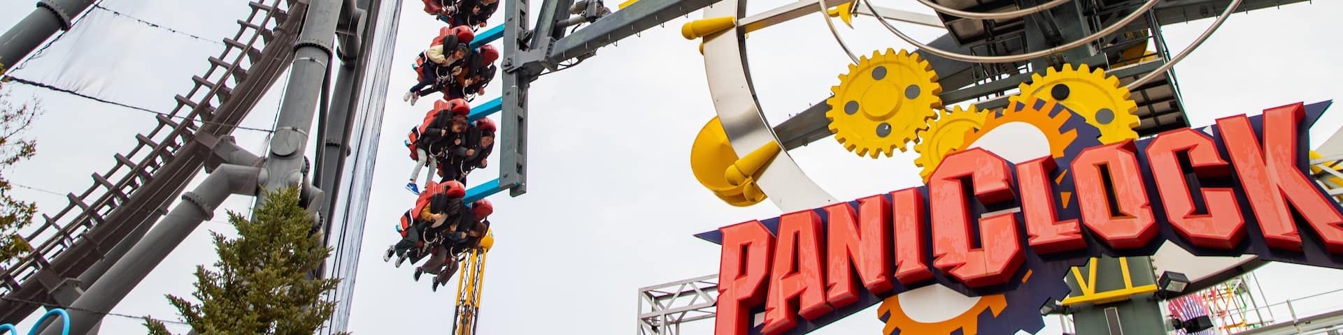 Fuji-Q Highland which includes rides and signage